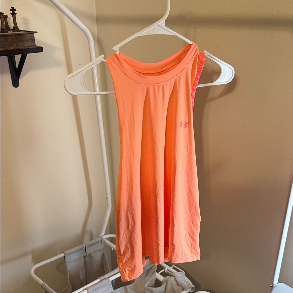 Under Armour Vibrant Orange Sleeveless Top
